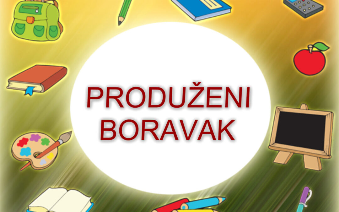 Kreće produženi boravak u našoj školi