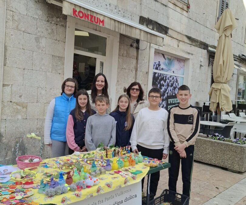 Održan prvi uskrsni sajam naše učeničke zadruge Majčina dušica