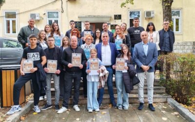 Prijam kod gradonačelnika za najuspješnije učenike i mentore