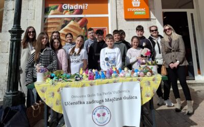 Održan uskrsni sajam naše učeničke zadruge Majčina dušica