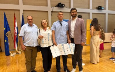 Naš učenik Petar Jagnjić među najboljim učenicima Splitsko-dalmatinske županije